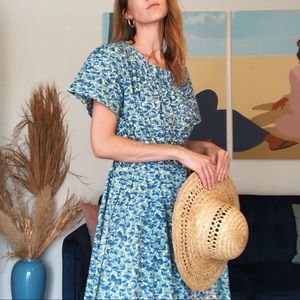 Vintage Floral Summer Dress
